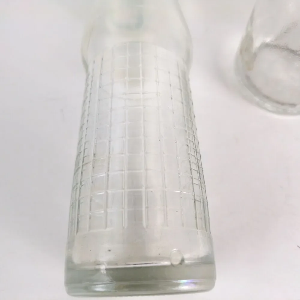 Set 3 Vtg 1960s Canada Dry‎ ACL Glass Bottles 7oz Club Soda 12oz 10oz Ginger Ale